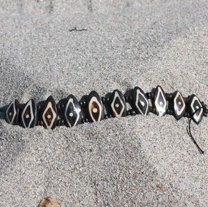 THE GREAT RHOMBUS WOODEN BRACELET/ANKLET